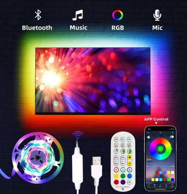 USB Mood Light for TV Room App Remote Music 1 | SigmaClub