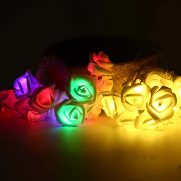 Led Rose String Lights Uncommongifts in | SigmaClub